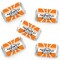 Big Dot of Happiness Basketball - Let the Madness Begin - Mini Candy Bar Wrapper Stickers - College Basketball Party Small Favors - 40 Count